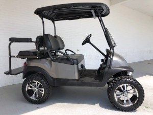 Charcoal Lifted Club Car Precedent W Bluetooth Radio 03